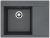 Мойка для кухни Alveus PURE-G 60L Algranit CARBON-A91 680x520x198 1149296