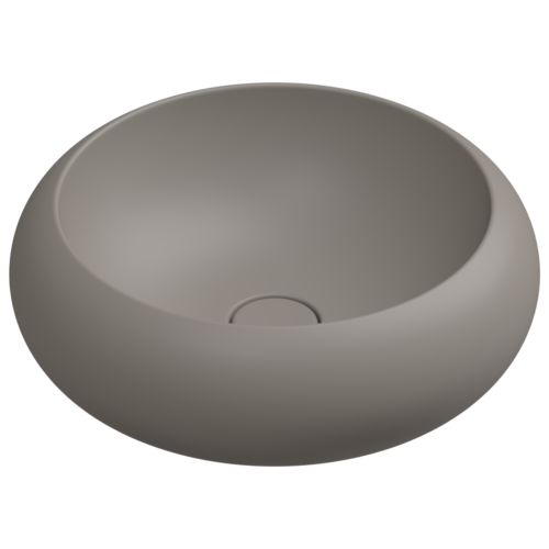 Раковина накладная 42 см GSG Ceramic Design Petra PELAV42030, Cashmere Matt
