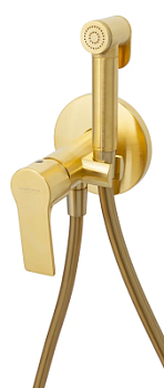 Гигиенический душ Mariani Kali B22185KLW, золото брашированное