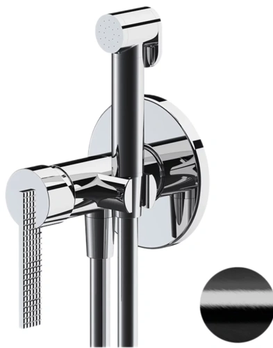 Гигиенический душ Daniel Club ANC645BP4DCFZ, черный брашированный хром