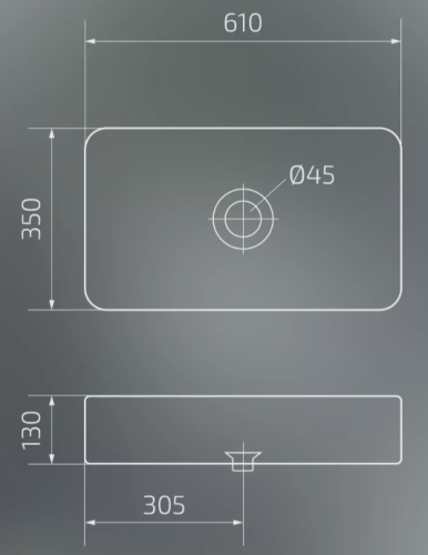 Умывальник Gid N9596