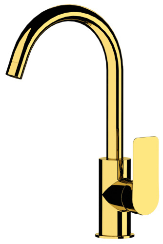 Смеситель для кухни Remer Infinity I72DO, золото глянцевое