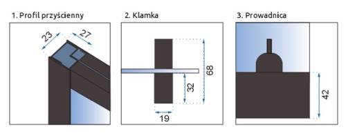 Душевой уголок Rea Punto Black 80x80 K4800