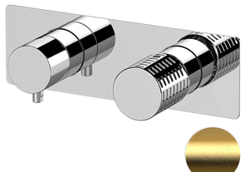 Смеситель для душа Remer Celebrity CEC93ZWBBG, золото брашированное