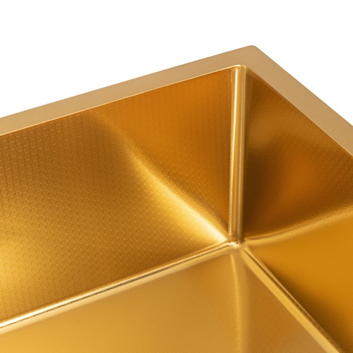 Мойка кухонная Arfeka Eco AR 500*500 gold PVD NANO decor