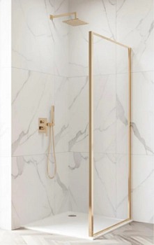 Душевая стенка CeramaLux CL100 Matt Gold