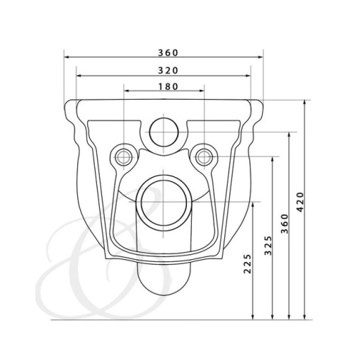 Унитаз подвесной Caprigo Boheme DW10
