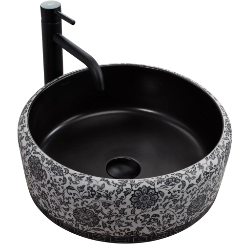 Умывальник Rea Florisa black matt U3307