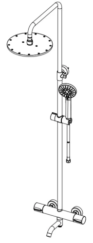 Душевая система Nemo Round NM-9012CR chrome