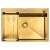 Комплект Arfeka Eco AR мойка 700*500, коландер G, дозатор gold decor
