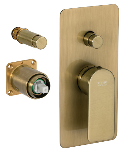 Смеситель для душа Remer Infinity I09KBVO, бронза