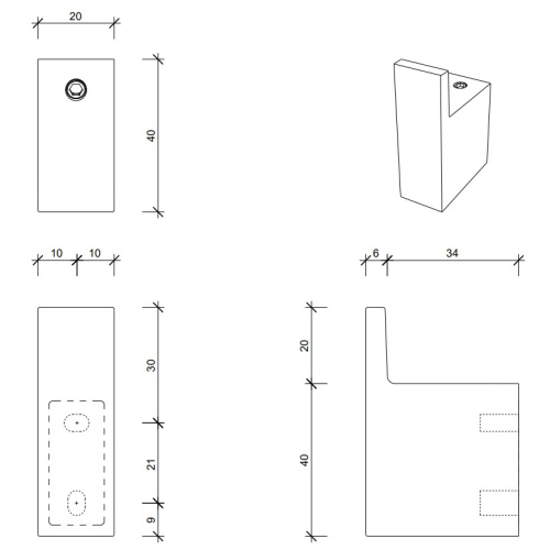 Крючок Decor Walther Contract 0650360