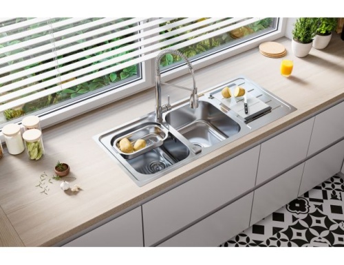 Мойка для кухни Alveus LINE MAXIM 100 SAT 90 1165x505 FS 1092001