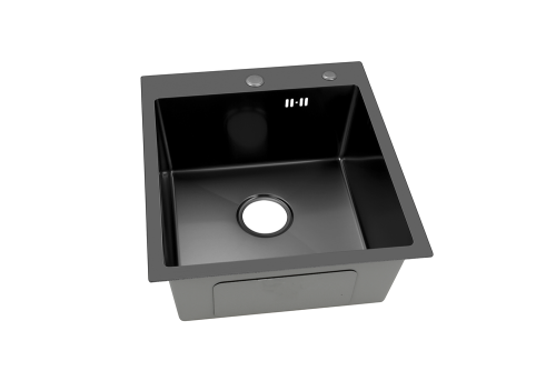 Мойка кухонная Arfeka Eco AR 450*500 black PVD NANO