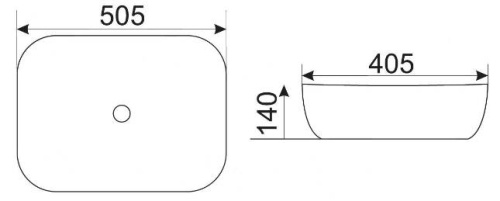 Умывальник CeramaLux K397D9