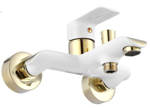 Смеситель для ванны Rea Bloom White Gold B9932