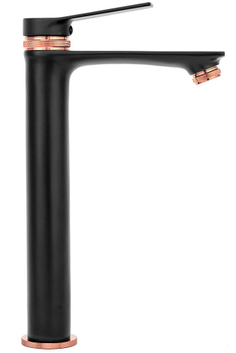 Смеситель для умывальника Rea Viral Black Rose Gold B2026