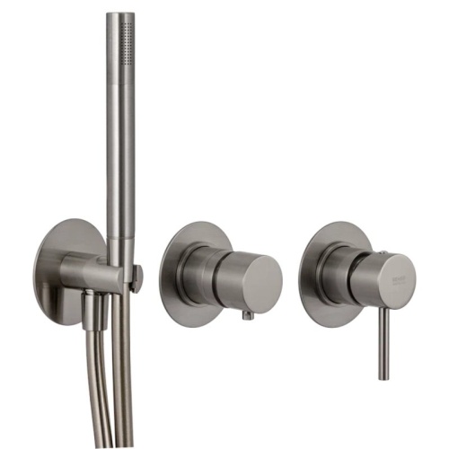 Смеситель для ванны Remer X-style X97D3PXV, сталь