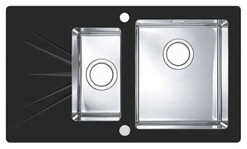 Мойка для кухни Alveus KARAT 20 UP черный  860x500 правая 1123807