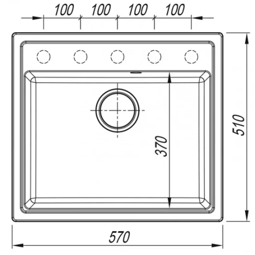 Мойка кухонная Arfeka DALAGO 57 wet graphite