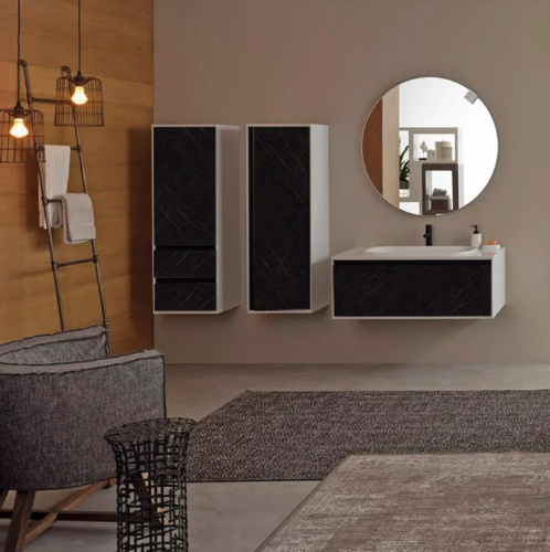 Тумба подвесная Kolpa-san Pandora OUP 110 Black stone 514220 Тумба подвесная Kolpa-san Pandora OUP 110 Black stone 514220