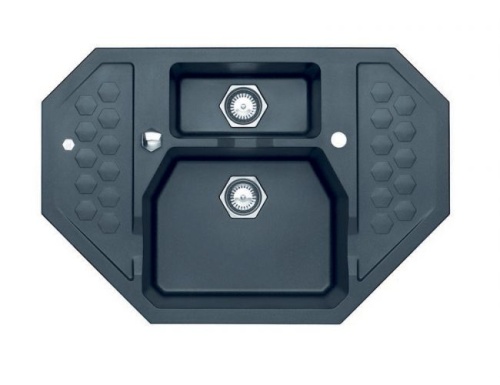 Мойка для кухни Alveus SENSUAL 60 Granital+ STEEL-G04M 900x610x200 1108258