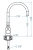Смеситель для кухни Alveus FLEXA GREY CHR 1147026