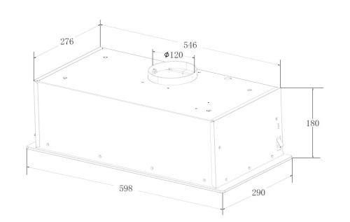 Вытяжка кухонная Zorg NEO 1030 60 S белая