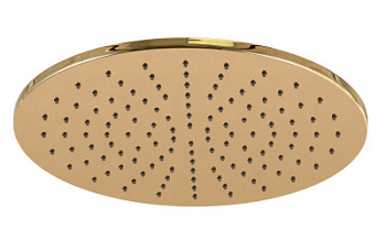 Верхний душ с шарнирным соединением 30 см Remer 359MM30DOX, золото глянцевое