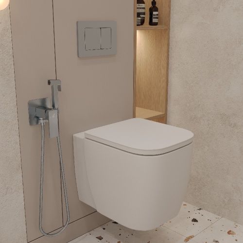 Комплект Oliveeka инсталляция OL-MQ-003 с унитазом OL-G1 и кнопкой OL-E12-CR