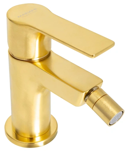 Смеситель для биде Mariani Kali A22493KL12, золото брашированное