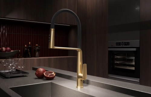 Смеситель для кухни Vincea VKF-118BG