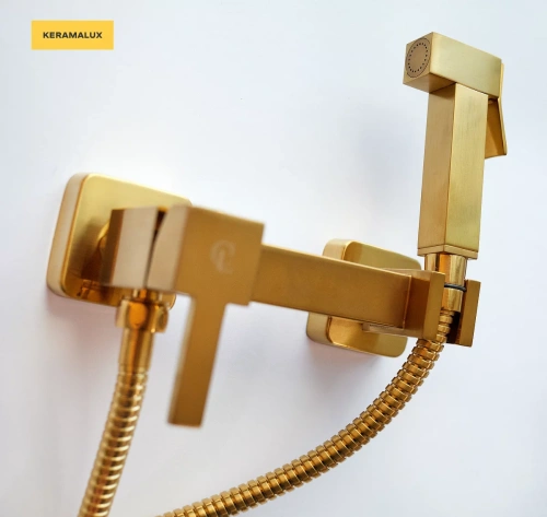 Гигиенический душ CeramaLux DBS/007 золотой матовый
