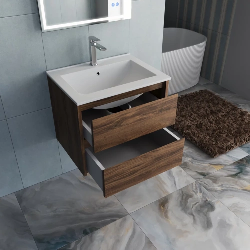 Тумба подвесная Vincea Gio VMC-2G600CO C.Oak