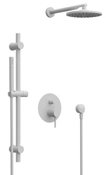 Душевая система Remer X Style X09S01OBO, белый матовый