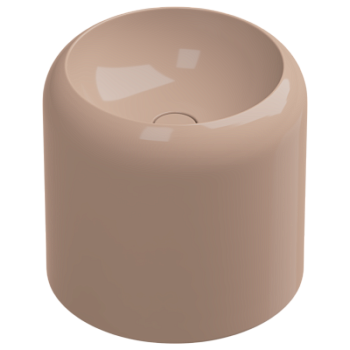 Раковина накладная 42 см GSG Ceramic Design Petra PELAVSECOLFS039, Rosa Glossy