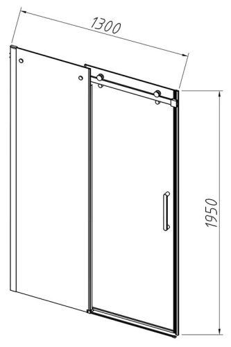 Душевая дверь Vincea Como-N VDS-4CN130CGB