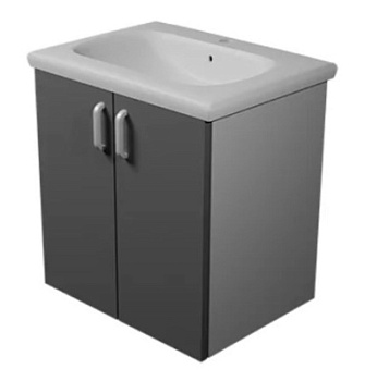 Тумба подвесная Kolpa-san Evelin OUE 65 Gray antracit 573810 Тумба подвесная Kolpa-san Evelin OUE 65 Gray antracit 573810