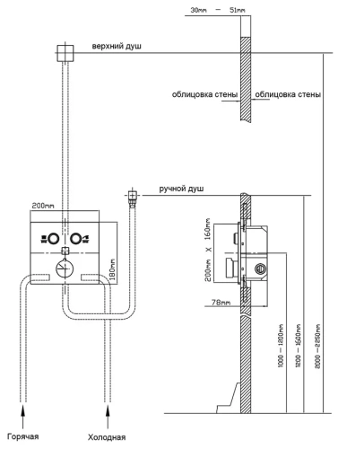 Душевая система Vincea VSFW-421I3GM