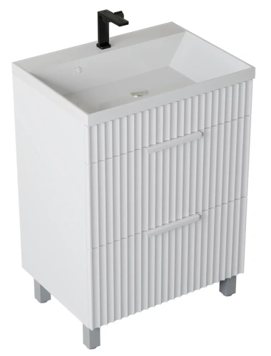 Тумба напольная Vela Волна 70Н под Classica (белый мат) белый хекса TU9262