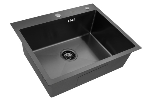 Мойка кухонная Arfeka Eco AR 600*500 black PVD NANO
