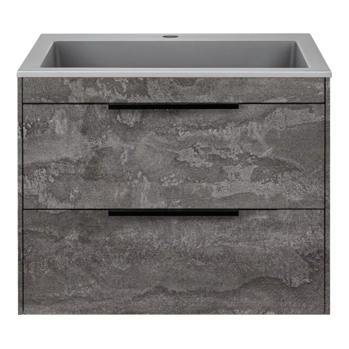 Тумба подвесная Vincea Chiara 2D 600 G.Stone VMC-2C2600GS