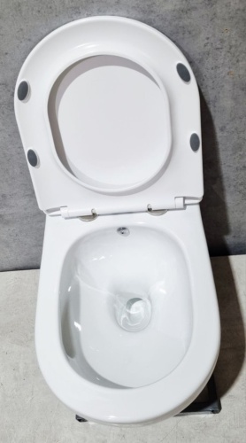 Унитаз-биде подвесной Ceramalux TR-0199BD