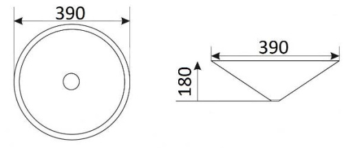 Умывальник CeramaLux 848/1