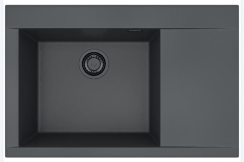 Мойка для кухни Alveus PURE-G 70L Algranit DEEP BLACK-A90 BE 790x520x198 1149305
