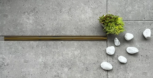 Душевой трап Rea Neox Slim pro 900 gold G5805