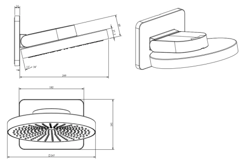Душевая система Vincea Inspire VSFW-422TI1MB
