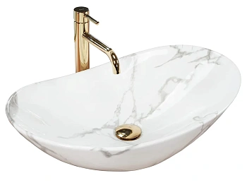 Умывальник Rea Royal Marmo Shiny U8009