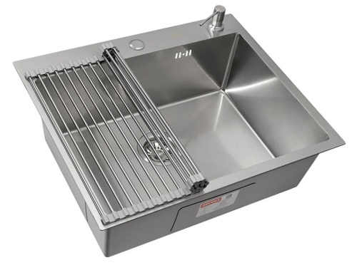 Комплект Arfeka Eco AR мойка 600*500, роллер-мат, дозатор satin decor volcanic rock