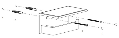 Бумагодержатель Decor Walther Contract TPH4 0654160